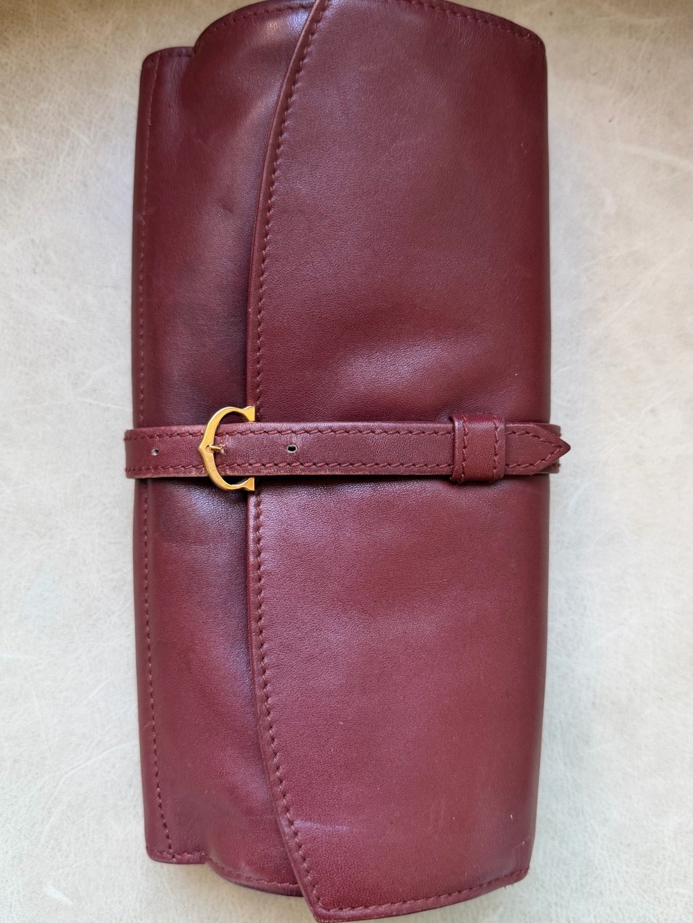Rare Vintage Cartier Leather Jewelry roll - Picture 1 of 15
